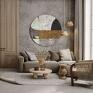 art and texture do salonu - hermosas formas - teksturowana nowoczesny obraz okrągły