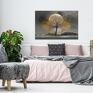 Vaku dsgn na płótnie - eleganckie drzewo linie abstrakcyjny obraz do sypialni