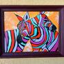 Barwy miłości 28 - zebry zwierzęta obraz