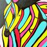 Barwy miłości 64 - zebry obraz walentynki