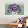 obrazy drzewo fioletowe obraz do salonu, sypialni i jadalni 120x80 grafiki