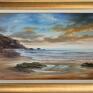 Morze, obraz olejny - ręcznie malowany lidia olbrycht