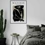 Plakat obraz Black Matisse 30x40 cm - grafiki do salonu nowoczesne plakaty