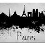xxl miasto paris 3 - 120x70cm obraz na płótnie paryż