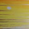 żółte pejzaż sachara obraz akrylowy formatu 50/60 cm akryl