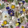 Sztuka roslinna nowoczesny obraz prezent dla babci z suszonych naturalnych kwiatów 30x40 wiosenne wystrój wnętrz