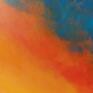 abstrakcja w pomarańczach - obraz akrylowy formatu 50/70 cm - płótno akryl