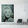 obraz ręcznie malowany Monroe 70x50cm na płótnie - marylin