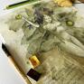 Adriana Laube Art prezent dla kobiety mandragora malarstwo żeńska z opisem" akwarela artystki roślina