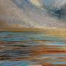 morze rysunek pastelami olejnymi A5 pastele