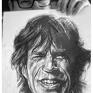 Mick jagger - seria ikony (a3) muzyk rolling stones