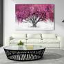 ludesign gallery abstrakcyjne drzewo obraz do salonu drukowany na płótnie z drzewem