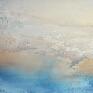 ciekawe blue lagoon 6, abstrakcyjny malowany do ręcznie obraz