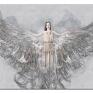 szary anioł obraz xxl 2 -120x70cm design
