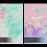 Obraz na płótnie - artystyczne różowy - 120x80 cm (54002) barwy drzewo