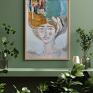Gabriela Krawczyk portret plakat 40x50 cm - nie z tej epoki kobieta