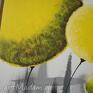 Ale Obrazy Obraz dmuchawce żółte - 150x50cm duży ręcznie malowany