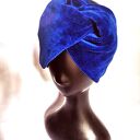 Niebieska opaska turbanowa - rozmiar uniwersalny Box 33