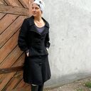 Opaska damska szara w muchy - etno boho, sport i joga