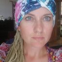 Szeroka opaska turbanowa boho - etno folk z miękkiej dzianiny (15 cm, rozmiar uniwersalny)