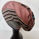 Kolorowa opaska turbanowa boho folk - etno, rozmiar uniwersalny
