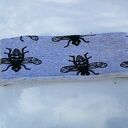 Opaska damska szara w muchy - etno boho, sport i joga