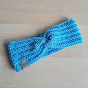 Ciepła opaska na szydełku