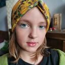Wiosenna, kolorowa opaska damska - uniwersalna i rozciągliwa