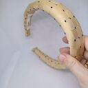 Jedwabna opaska puffy