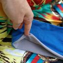 Opaska dziecięca z dzianiny - mała, etno i boho (54-55 cm)