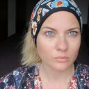 Czarna podwójna opaska damska szeroka w stylu folk - boho