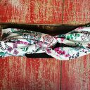 opaska turbanowa w kwiaty wiosenna - box w1 - rozmiar uniwersalny z tyłu