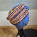 turban w uniwersalnym rozmiarze niezwykle ciekawy szyty z różnego rodzaju materiałów doskonały na c