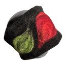 Opaska wełniana uniwersalna filcowana wełną merynosów - box waliz na podszewce