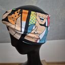Kolorowa opaska na głowę 53-55 cm - miękka i wygodna