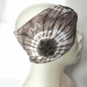Opaska turbanowa cieniowana w beżowych odcieniach - boho i etno