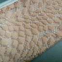 Ręcznie robiona opaska damska koronkowa pastelowa 9 cm - obwód uniwersalny