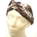 Opaska turbanowa uniwersalna z tyłu na gumce - boho-etno