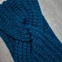 Opaska damska zimowa wykonana ręcznie na szydełku