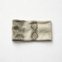 opaska wiosenna szeroka szaro-złota Khaki podwójna mocno trzyma się głowy rozmiar 55/ 56 cm Box E1 p