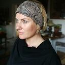 Opaska w panterkę rozmiar uniwersalny - wiosenny styl etno