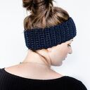 Granatowa opaska HANDMADE