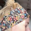 Opaska kwiaty i słonie orient - sportowa, elastyczna opaska na jogę i bieganie