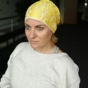 rozmiar S - box w1 - opaska koronkowa boho etno na żólta, miękka, lekko