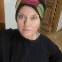Ruda opaska z wełny merynosów - filcowana, na podszewce i rozciągliwa