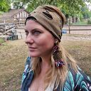 Opaska miodowa uniwersalna z frędzlami - styl etno boho