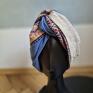 opaski: turban w uniwersalnym rozmiarze niezwykle ciekawy szyty z różnego rodzaju frida