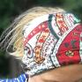 opaska etniczna damska boho - etno kolorowa