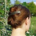 Piasek - srebrna klamra do włosów (2406 -07) III