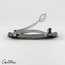 Piasek - srebrna klamra do włosów (2406 -07) III